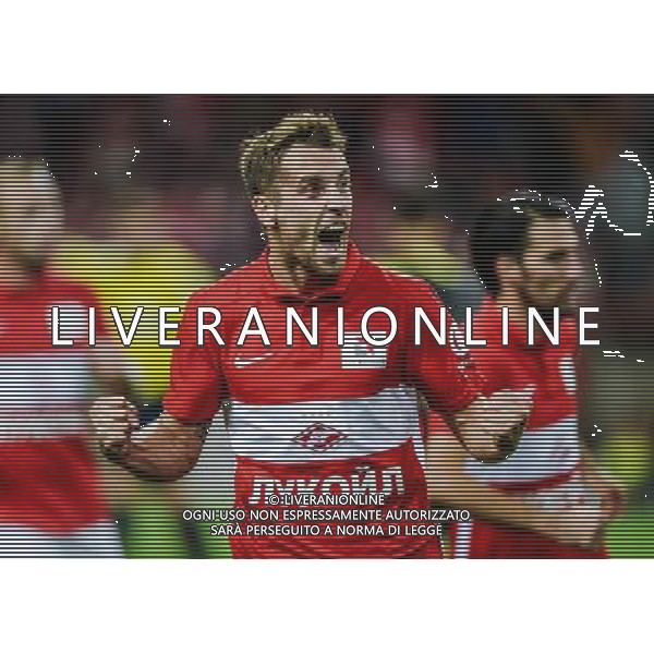 Dmitry Kombarov - 29.08.2015 - Anzhi Makhachkala / Spartak Moscou - 7eme journee de premier league Photo : Ria Novosti / Icon Sport AG ALDO LIVERANI SAS ONLY ITALY
