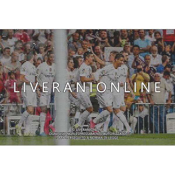 Joie Real Madrid - 29.08.2015 - Real Madrid / Betis Seville - 2eme journee de Liga Photo : Enrique de la Fuente / Shot for Press / Icon Sport AG ALDO LIVERANI SAS ONLY ITALY