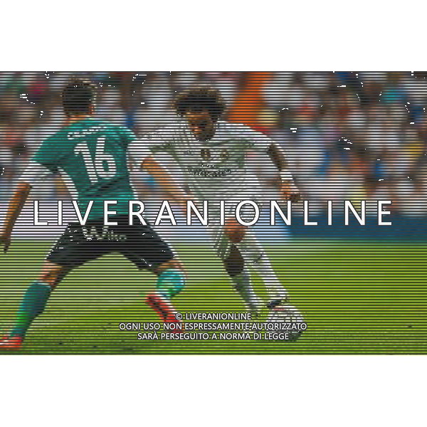 Marcelo - 29.08.2015 - Real Madrid / Betis Seville - 2eme journee de Liga Photo : Enrique de la Fuente / Shot for Press / Icon Sport AG ALDO LIVERANI SAS ONLY ITALY