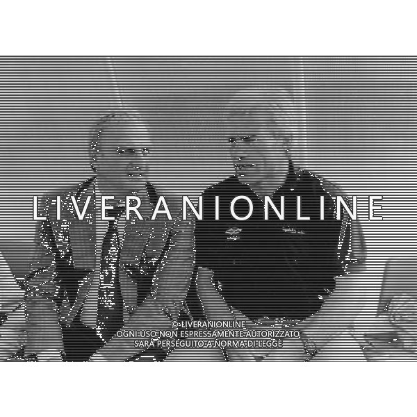 NEVIO SCALA ALLENATORE DEL PARMA CALCIO CON CALISTO TANZI 1992/1993 - RETROSPETTIVA ©ARCHIVIO AGENZIA ALDO LIVERANI SAS