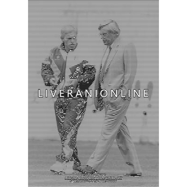 NEVIO SCALA ALLENATORE DEL PARMA CALCIO CON GIORGIO PEDRANESCHI 1993/1994 - RETROSPETTIVA ©ARCHIVIO AGENZIA ALDO LIVERANI SAS