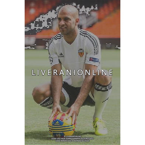 Aymen Abdennour - 31.08.2015 - Presentation du nouveau joueur de Valence Photo : Marca / Icon Sport AG ALDO LIVERANI SAS ONLY ITALY