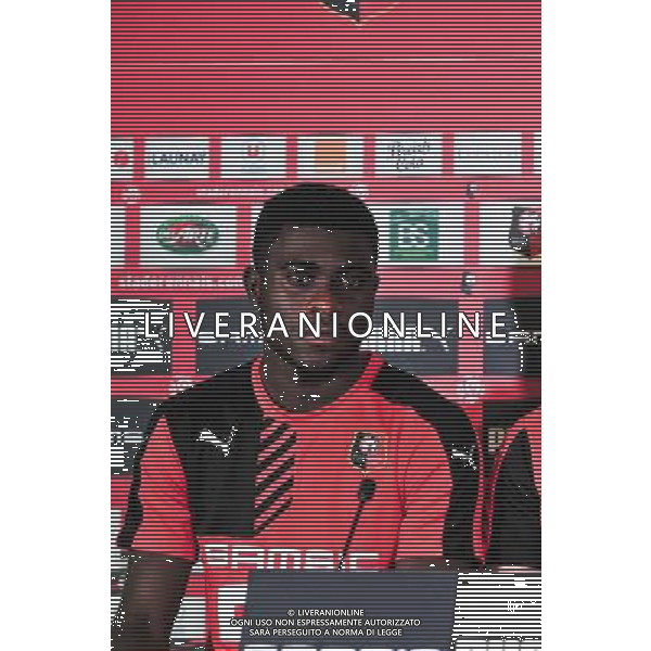 Jeremy Boga - 02.09.2015 - Presentation des nouveaux joueurs de Rennes Photo : Philippe Le Brech / Icon Sport AG ALDOL IVERANI SAS ONLY ITALY