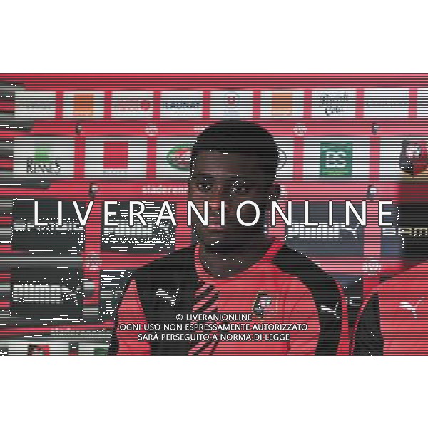 Jeremy Boga - 02.09.2015 - Presentation des nouveaux joueurs de Rennes Photo : Philippe Le Brech / Icon Sport AG ALDOL IVERANI SAS ONLY ITALY