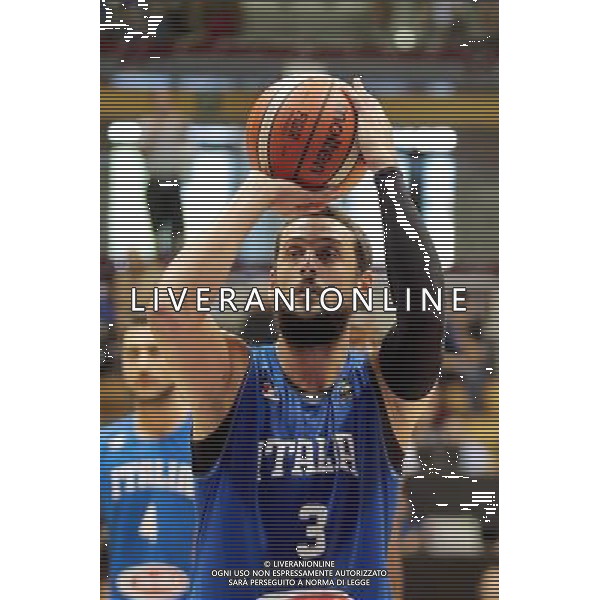 29-08-2015 TORNEO INTERNAZIONALE DI BASKET ITALIA MICHIGAN UNIVERSITY A TRIESTE NELLA FOTO MARCO BELINELLI FOTO PAOLA GARBUIO-AG ALDO LIVERANI SAS