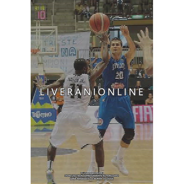 29-08-2015 TORNEO INTERNAZIONALE DI BASKET ITALIA MICHIGAN UNIVERSITY A TRIESTE NELLA FOTO ANDREA CINCIARINI FOTO PAOLA GARBUIO-AG ALDO LIVERANI SAS