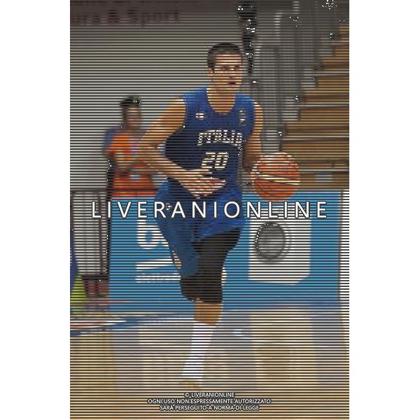 29-08-2015 TORNEO INTERNAZIONALE DI BASKET ITALIA MICHIGAN UNIVERSITY A TRIESTE NELLA FOTO ANDREA CINCIARINI FOTO PAOLA GARBUIO-AG ALDO LIVERANI SAS