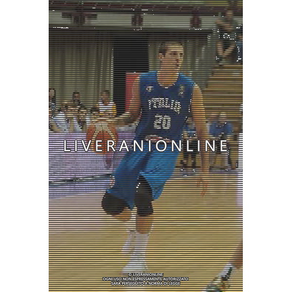 29-08-2015 TORNEO INTERNAZIONALE DI BASKET ITALIA MICHIGAN UNIVERSITY A TRIESTE NELLA FOTO ANDREA CINCIARINI FOTO PAOLA GARBUIO-AG ALDO LIVERANI SAS
