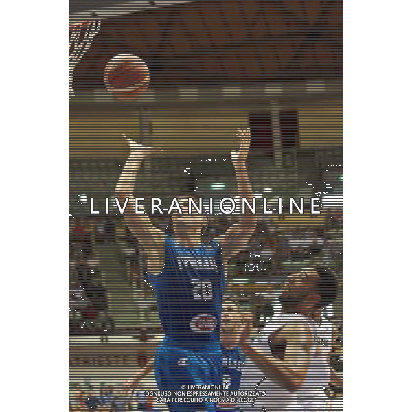 29-08-2015 TORNEO INTERNAZIONALE DI BASKET ITALIA MICHIGAN UNIVERSITY A TRIESTE NELLA FOTO ANDREA CINCIARINI FOTO PAOLA GARBUIO-AG ALDO LIVERANI SAS