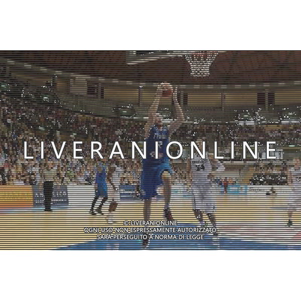 29-08-2015 TORNEO INTERNAZIONALE DI BASKET ITALIA MICHIGAN UNIVERSITY A TRIESTE NELLA FOTO CUSIN MARCO FOTO PAOLA GARBUIO-AG ALDO LIVERANI SAS