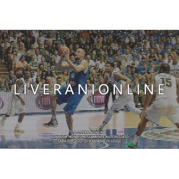 29-08-2015 TORNEO INTERNAZIONALE DI BASKET ITALIA MICHIGAN UNIVERSITY A TRIESTE NELLA FOTO CUSIN MARCO FOTO PAOLA GARBUIO-AG ALDO LIVERANI SAS