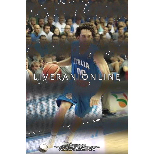 29-08-2015 TORNEO INTERNAZIONALE DI BASKET ITALIA MICHIGAN UNIVERSITY A TRIESTE NELLA FOTO AMEDEO DELLA VALLE FOTO PAOLA GARBUIO-AG ALDO LIVERANI SAS