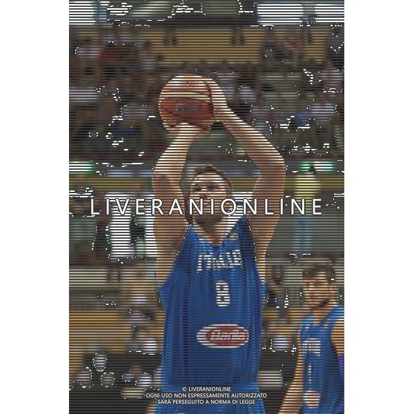 29-08-2015 TORNEO INTERNAZIONALE DI BASKET ITALIA MICHIGAN UNIVERSITY A TRIESTE NELLA FOTO GALLINARI DANILO FOTO PAOLA GARBUIO-AG ALDO LIVERANI SAS