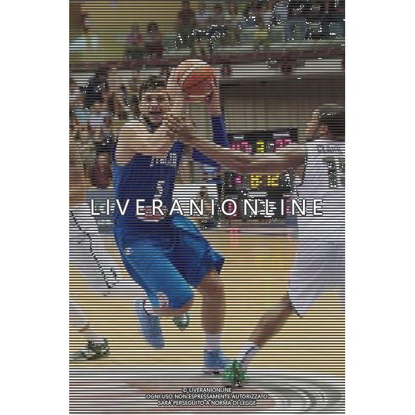 29-08-2015 TORNEO INTERNAZIONALE DI BASKET ITALIA MICHIGAN UNIVERSITY A TRIESTE NELLA FOTO ALESSANDRO GENTILE FOTO PAOLA GARBUIO-AG ALDO LIVERANI SAS