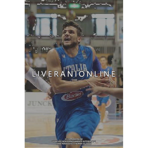 29-08-2015 TORNEO INTERNAZIONALE DI BASKET ITALIA MICHIGAN UNIVERSITY A TRIESTE NELLA FOTO ALESSANDRO GENTILE FOTO PAOLA GARBUIO-AG ALDO LIVERANI SAS