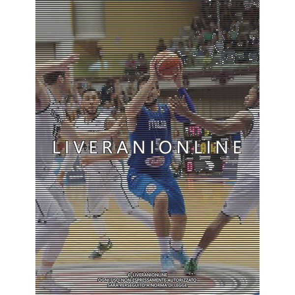 29-08-2015 TORNEO INTERNAZIONALE DI BASKET ITALIA MICHIGAN UNIVERSITY A TRIESTE NELLA FOTO ALESSANDRO GENTILE FOTO PAOLA GARBUIO-AG ALDO LIVERANI SAS