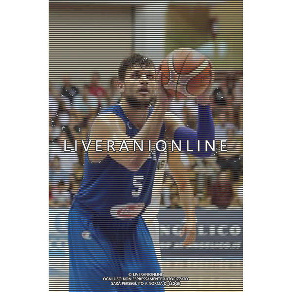 29-08-2015 TORNEO INTERNAZIONALE DI BASKET ITALIA MICHIGAN UNIVERSITY A TRIESTE NELLA FOTO ALESSANDRO GENTILE FOTO PAOLA GARBUIO-AG ALDO LIVERANI SAS