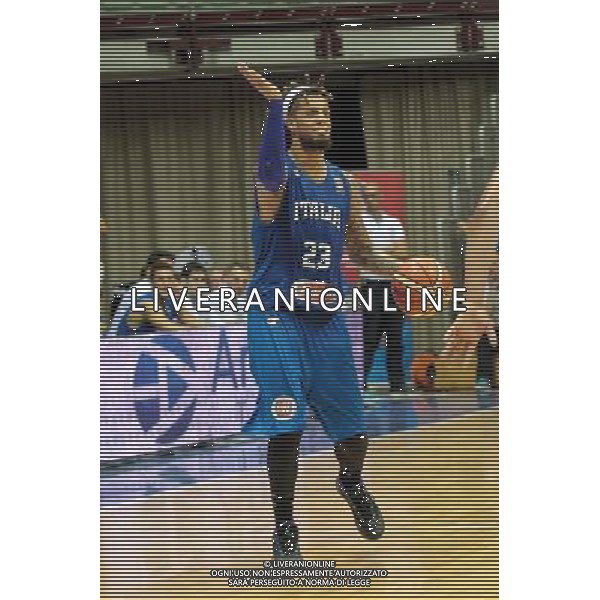 29-08-2015 TORNEO INTERNAZIONALE DI BASKET ITALIA MICHIGAN UNIVERSITY A TRIESTE NELLA FOTO HACKETT DANIEL FOTO PAOLA GARBUIO-AG ALDO LIVERANI SAS