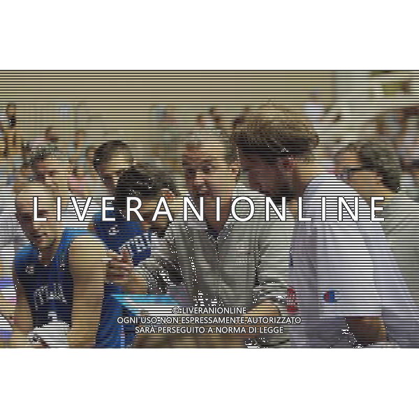 29-08-2015 TORNEO INTERNAZIONALE DI BASKET ITALIA MICHIGAN UNIVERSITY A TRIESTE NELLA FOTO PIANIGIANI SIMONE FOTO PAOLA GARBUIO-AG ALDO LIVERANI SAS