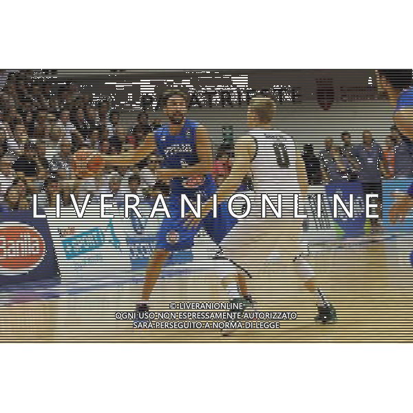 29-08-2015 TORNEO INTERNAZIONALE DI BASKET ITALIA MICHIGAN UNIVERSITY A TRIESTE NELLA FOTO POETA FOTO PAOLA GARBUIO-AG ALDO LIVERANI SAS