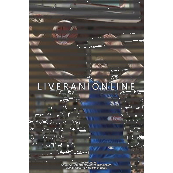 29-08-2015 TORNEO INTERNAZIONALE DI BASKET ITALIA MICHIGAN UNIVERSITY A TRIESTE NELLA FOTO ACHILLE POLONARA FOTO PAOLA GARBUIO-AG ALDO LIVERANI SAS