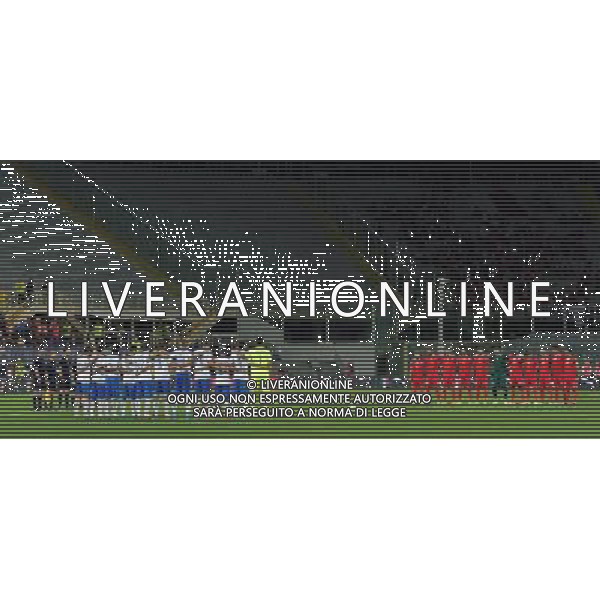 Qualificazioni ai Campionati Europei di Calcio UEFA Francia 2016 Gruppo H Firenze - 03.09.2015 Italia-Malta Nella Foto:minuto di silenzio per i migranti deceduti /Ph.Vitez-Ag. Aldo Liverani