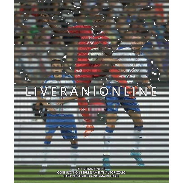 Qualificazioni ai Campionati Europei di Calcio UEFA Francia 2016 Gruppo H Firenze - 03.09.2015 Italia-Malta Nella Foto:effiong-bonucci leonardo /Ph.Vitez-Ag. Aldo Liverani