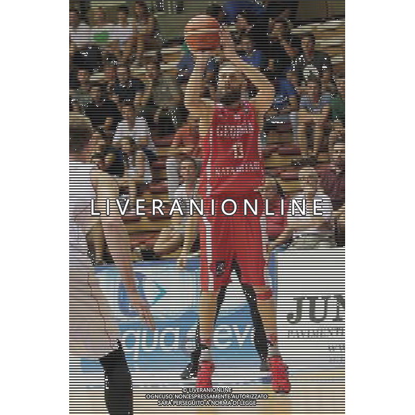 TRIESTE 29-08-15 BASKET TORNEO CITTA\' DI TRIESTE 2015 GEORGIA NELLA FOTO:SANIKIDZE VIKTOR FOTO GARBUIO /AG. ALDO LIVERANI