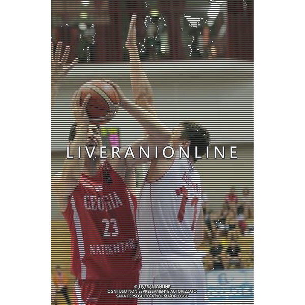 TRIESTE 29-08-15 BASKET TORNEO CITTA\' DI TRIESTE 2015 GEORGIA NELLA FOTO:SHENGELIA TORNIKE FOTO GARBUIO /AG. ALDO LIVERANI