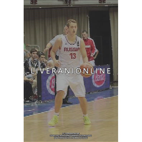 TRIESTE 29-08-15 BASKET TORNEO CITTA\' DI TRIESTE 2015 RUSSIA NELLA FOTO:KHVOSTOV DMITRY FOTO GARBUIO /AG. ALDO LIVERANI