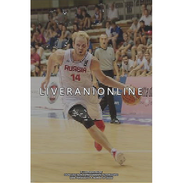 TRIESTE 29-08-15 BASKET TORNEO CITTA\' DI TRIESTE 2015 RUSSIA NELLA FOTO:PONKRASHOV ANTON FOTO GARBUIO /AG. ALDO LIVERANI