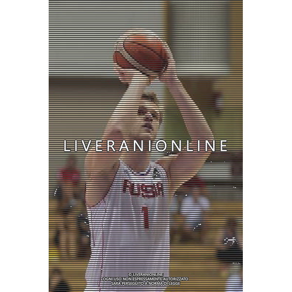 TRIESTE 29-08-15 BASKET TORNEO CITTA\' DI TRIESTE 2015 RUSSIA NELLA FOTO:ZUBKOV ANDREY FOTO GARBUIO /AG. ALDO LIVERANI