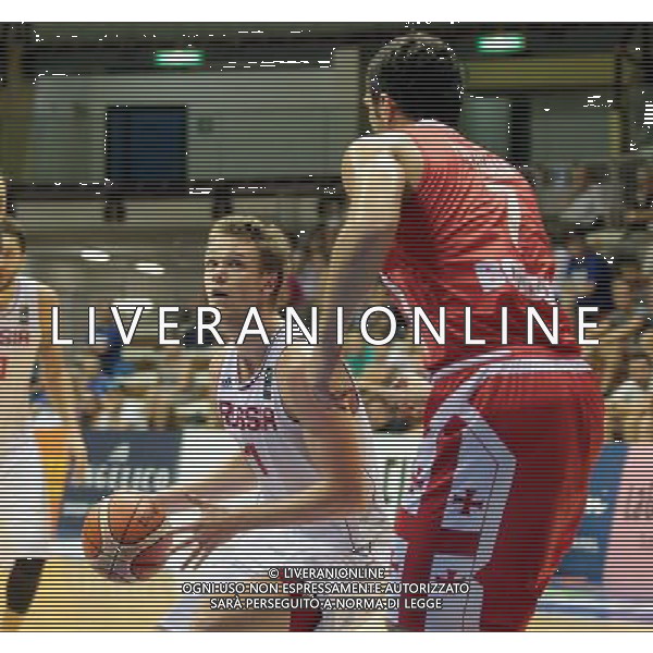 TRIESTE 29-08-15 BASKET TORNEO CITTA\' DI TRIESTE 2015 RUSSIA NELLA FOTO:ZUBKOV ANDREY FOTO GARBUIO /AG. ALDO LIVERANI
