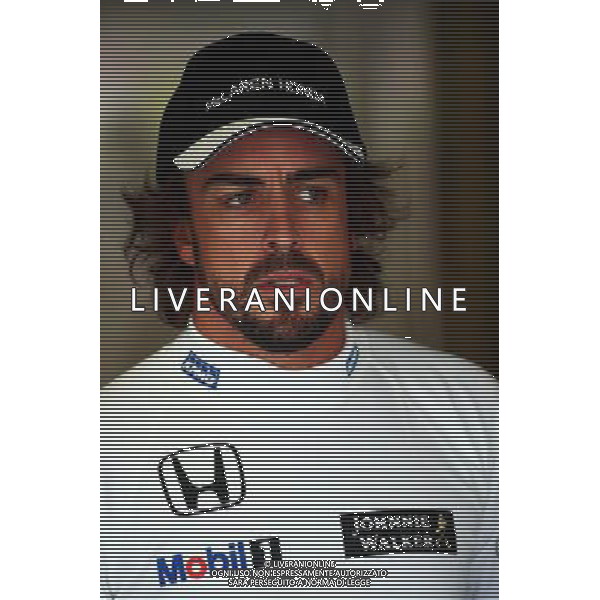 Fernando Alonso (ESP) McLaren. 04.09.2015. Formula 1 World Championship, Rd 12, Italian Grand Prix, Monza, Italy, Practice Day. AG ALDO LIVERANI SAS ONLY ITALY
