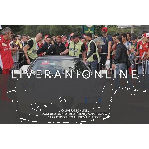 The Alfa Romeo road car of Kimi Raikkonen (FIN) Ferrari. 04.09.2015. Formula 1 World Championship, Rd 12, Italian Grand Prix, Monza, Italy, Practice Day. AG ALDO LIVERANI SAS ONLY ITALY