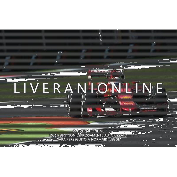 Sebastian Vettel (GER) Ferrari SF15-T. 04.09.2015. Formula 1 World Championship, Rd 12, Italian Grand Prix, Monza, Italy, Practice Day. AG ALDO LIVERANI SAS ONLY ITALY