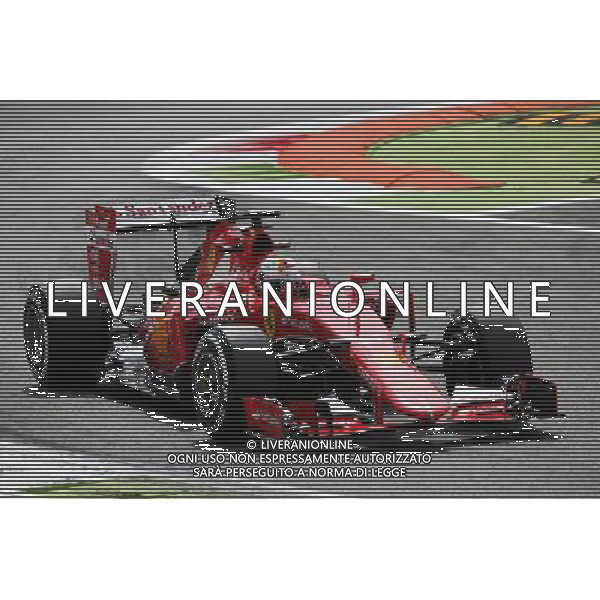 Sebastian Vettel (GER) Ferrari SF15-T. 04.09.2015. Formula 1 World Championship, Rd 12, Italian Grand Prix, Monza, Italy, Practice Day. AG ALDO LIVERANI SAS ONLY ITALY
