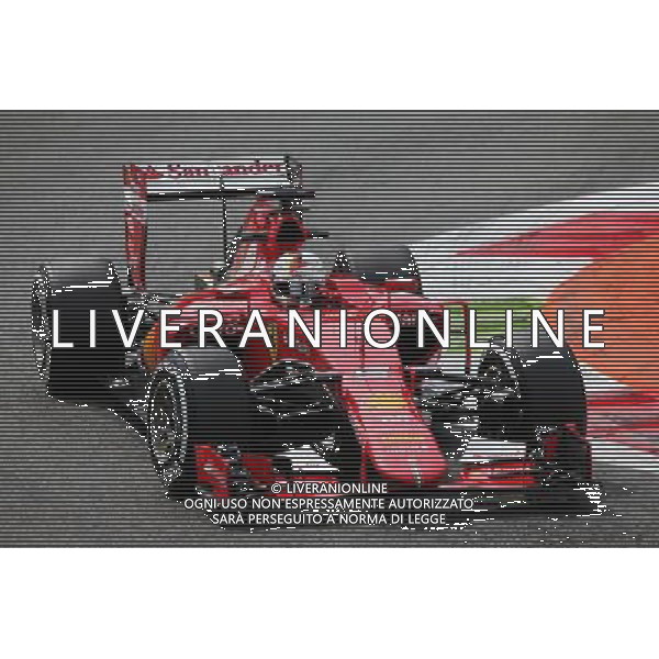 Sebastian Vettel (GER) Ferrari SF15-T. 04.09.2015. Formula 1 World Championship, Rd 12, Italian Grand Prix, Monza, Italy, Practice Day. AG ALDO LIVERANI SAS ONLY ITALY