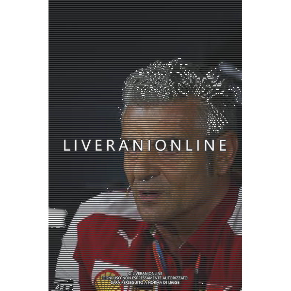 Maurizio Arrivabene (ITA) Ferrari Team Principal in the FIA Press Conference. 04.09.2015. Formula 1 World Championship, Rd 12, Italian Grand Prix, Monza, Italy, Practice Day. AG ALDO LIVERANI SAS ONLY ITALY