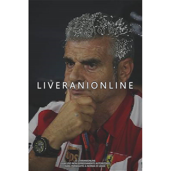 Maurizio Arrivabene (ITA) Ferrari Team Principal in the FIA Press Conference. 04.09.2015. Formula 1 World Championship, Rd 12, Italian Grand Prix, Monza, Italy, Practice Day. AG ALDO LIVERANI SAS ONLY ITALY