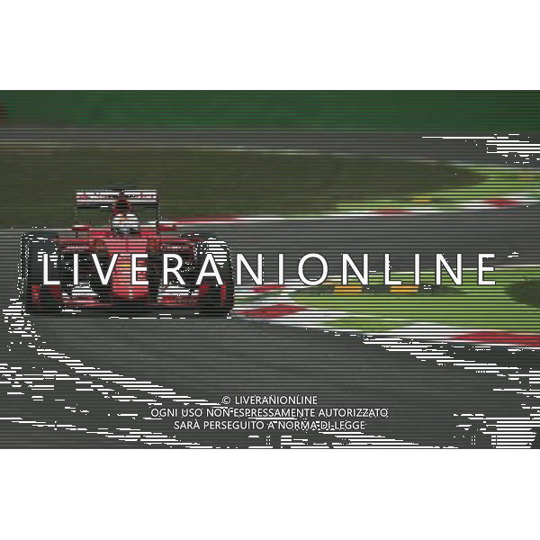 Sebastian Vettel (GER) Ferrari SF15-T. 04.09.2015. Formula 1 World Championship, Rd 12, Italian Grand Prix, Monza, Italy, Practice Day. AG ALDO LIVERANI SAS ONLY ITALY