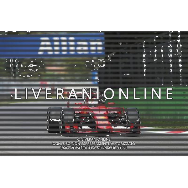 Sebastian Vettel (GER) Ferrari SF15-T. 04.09.2015. Formula 1 World Championship, Rd 12, Italian Grand Prix, Monza, Italy, Practice Day. AG ALDO LIVERANI SAS ONLY ITALY