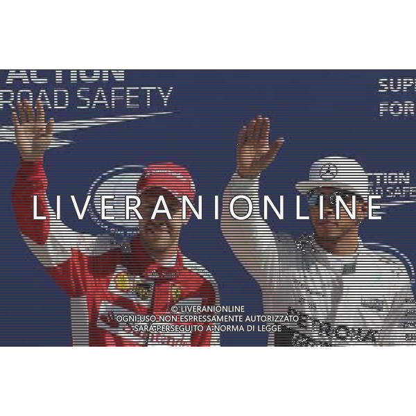 Sebastian Vettel (GER), Scuderia Ferrari and Lewis Hamilton (GBR), Mercedes AMG F1 Team 05.09.2015. Formula 1 World Championship, Rd 12, Italian Grand Prix, Monza, Italy, Qualifying Day. AG ALDO LIVERANI SAS ONLY ITALY