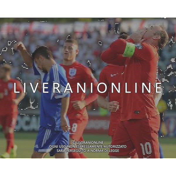 Qualificazioni ai Campionati Europei di Calcio UEFA Francia 2016 Gruppo E Serravalle (Repubblica di San Marino) - 05.09.2015 San Marino-Inghilterra Nella Foto:rooney esulta /Ph.Vitez-Ag. Aldo Liverani