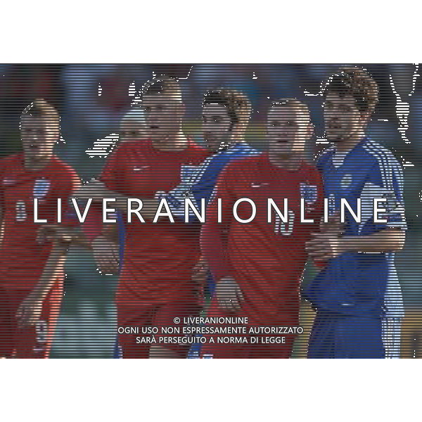 Qualificazioni ai Campionati Europei di Calcio UEFA Francia 2016 Gruppo E Serravalle (Repubblica di San Marino) - 05.09.2015 San Marino-Inghilterra Nella Foto:rooney e barkley in area di rigore /Ph.Vitez-Ag. Aldo Liverani