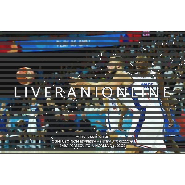Joffrey LAUVERGNE - 05.09.2015 - France / Finlande - Euro Basket 2015 -Montpellier Photo : Alexandre Dimou / Icon Sport AG ALDO LIVERANI SAS ONLY ITALY