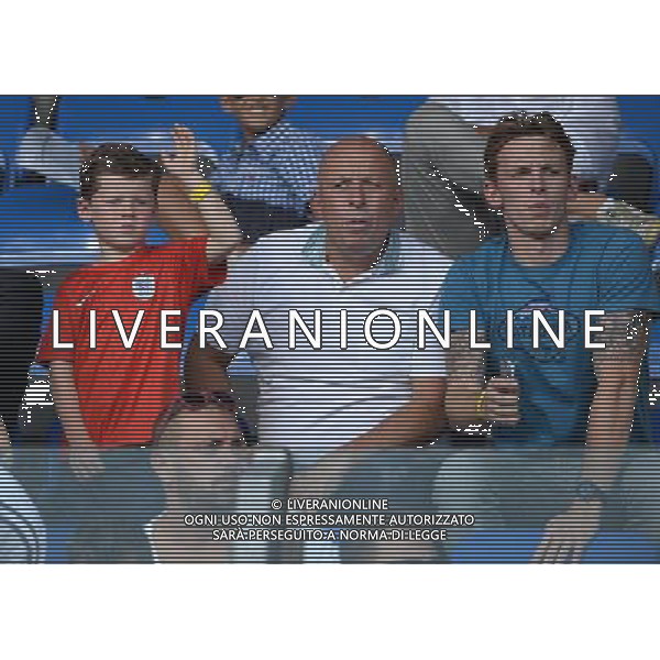 Qualificazioni ai Campionati Europei di Calcio UEFA Francia 2016 Gruppo E Serravalle (Repubblica di San Marino) - 05.09.2015 San Marino-Inghilterra Nella Foto:Il Figlio, il padre e il fratello di Rooney Wayne /Ph.Vitez-Ag. Aldo Liverani