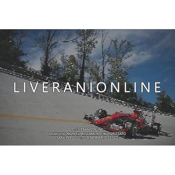 The Ferrari SF15-T on the Monza banking at a Shell photoshoot. 05.09.2015. Formula 1 World Championship, Rd 12, Italian Grand Prix, Monza, Italy, Qualifying Day. AG ALDO LIVERANI SAS ONLY ITALY