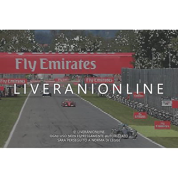 Lewis Hamilton (GBR) Mercedes AMG F1 W06. 06.09.2015. Formula 1 World Championship, Rd 12, Italian Grand Prix, Monza, Italy, Race Day. AG ALDO LIVERANI SAS ONLY ITALY