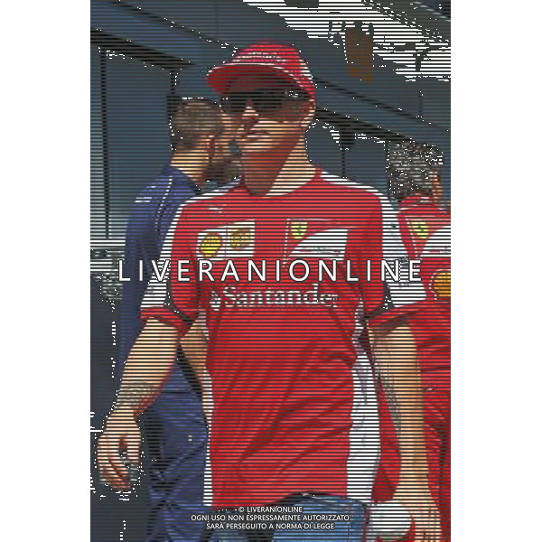 Kimi Raikkonen (FIN) Ferrari. 06.09.2015. Formula 1 World Championship, Rd 12, Italian Grand Prix, Monza, Italy, Race Day. AG ALDO LIVERANI SAS ONLY ITALY